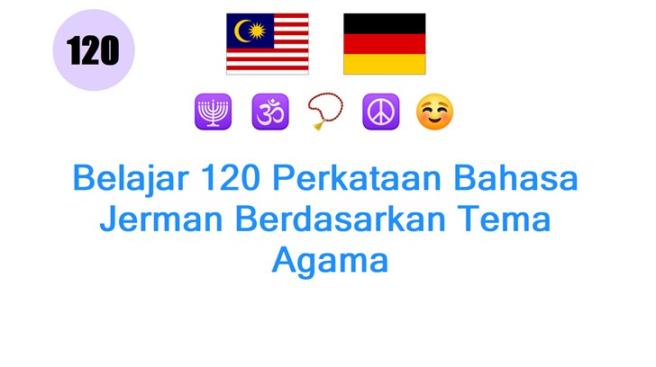 Belajar 120 Perkataan Bahasa Jerman Berdasarkan Tema: Agama